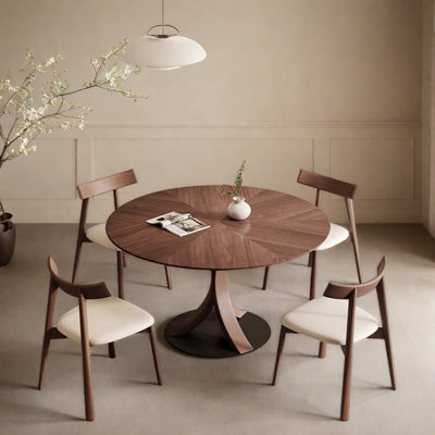 Solid Ash Wood Dining Table Sets.
