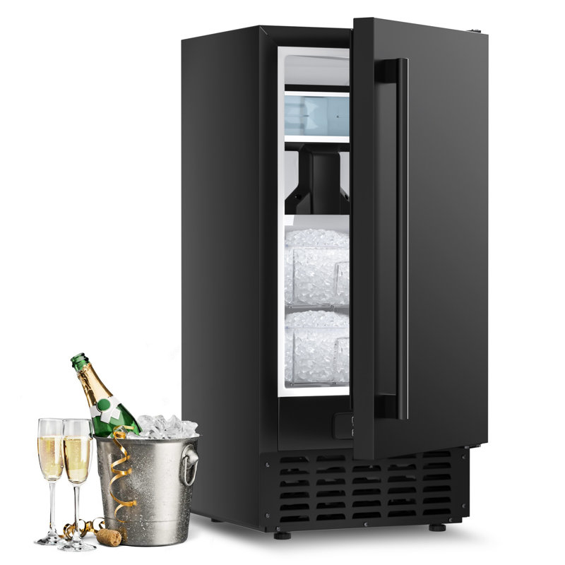 Euhomy 66Lbs Daily Production Nugget Clear Ice Freestanding/Built-In Ice Maker