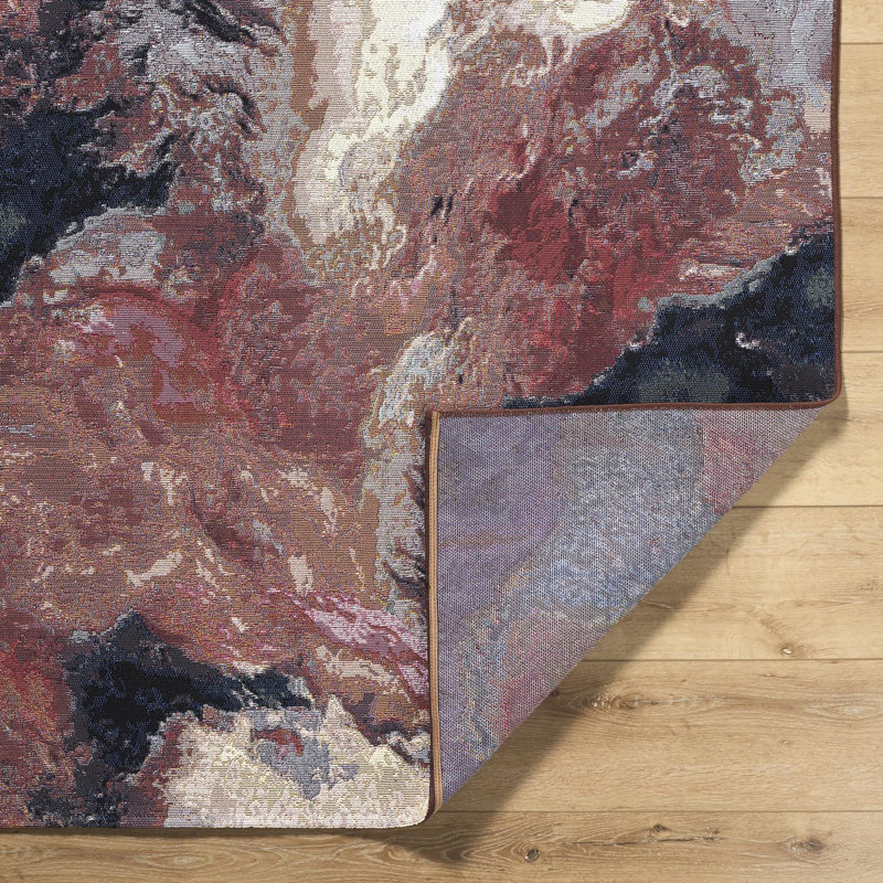 Chalanda Machine Woven Area Rug, Rectangle 5'3" x 7'0.6"