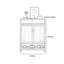 Armoire de rangement pour chaussures respirante et réglable-1645147888