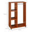 Riles Open Wardrobe on Wheels 3 Storage Shelves-2119460379