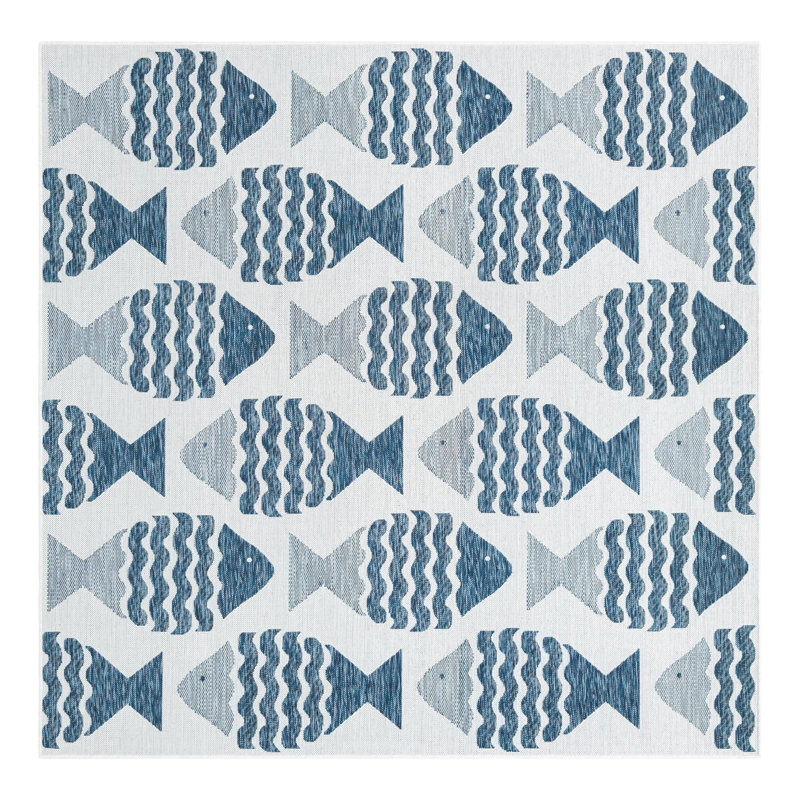 Indoor / Outdoor Rug, Square 7'10"