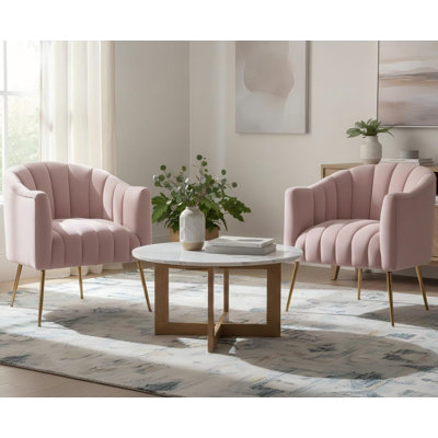Murrow Velvet Accent Chair