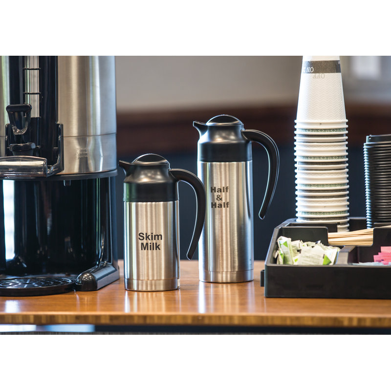 Carafe à crème en acier inoxydable 4,2 tasses