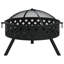 Gayle Fire Pit with Poker XXL Steel-648277823