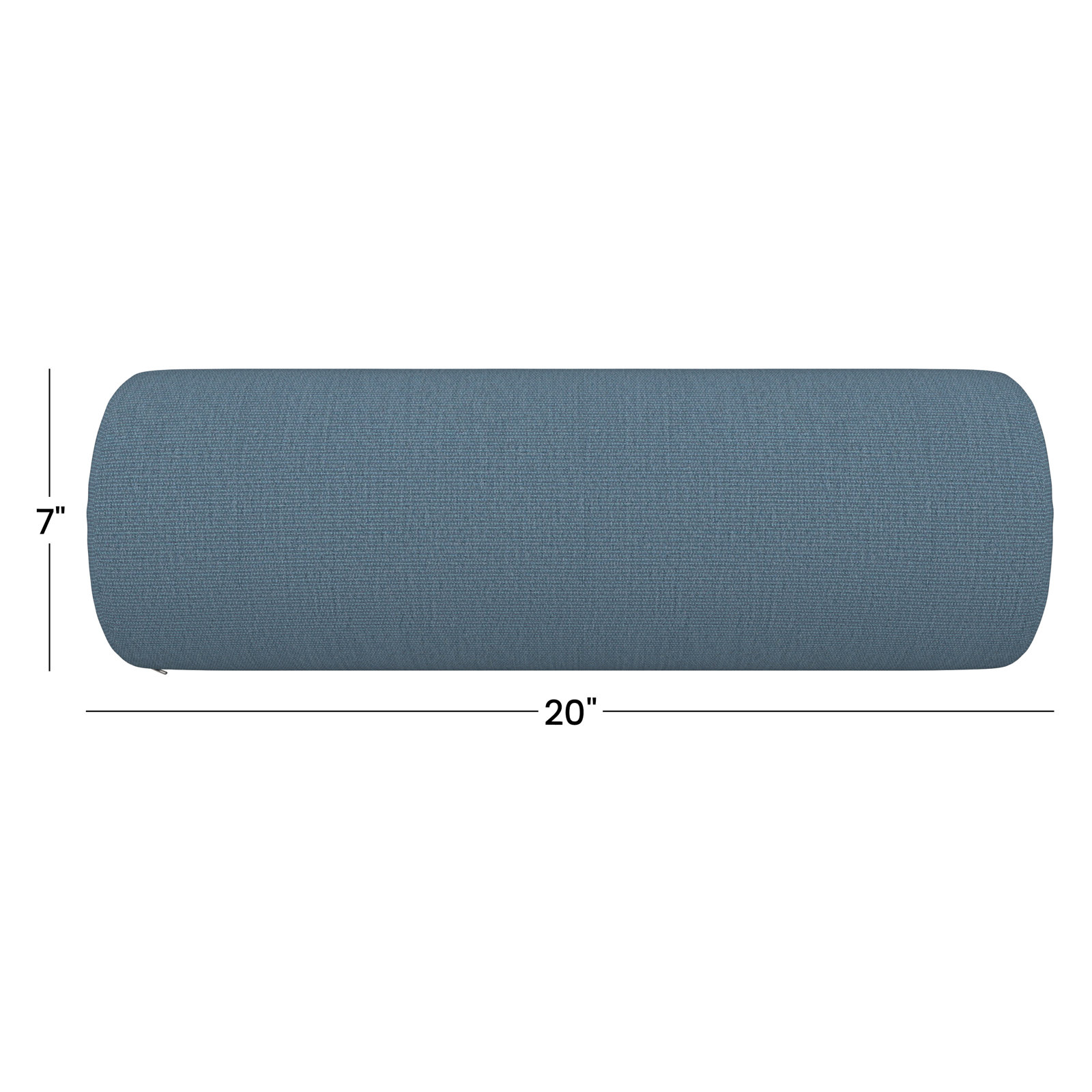 Amala Sunbrella® Throw Pillow, Spectrum Denim
