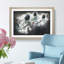Ladybird upon a Thistle Flower in Abstract - Picture Frame Painting Print-55765312-55765316