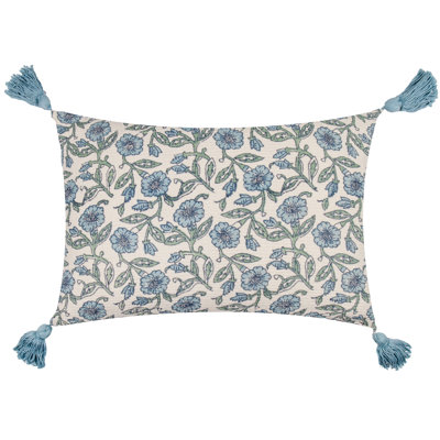 Delphine Floral Rectangular Throw Cushion