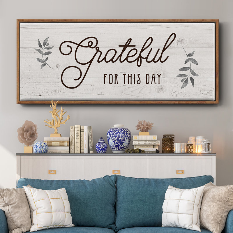 For this Day- Framed Canvas