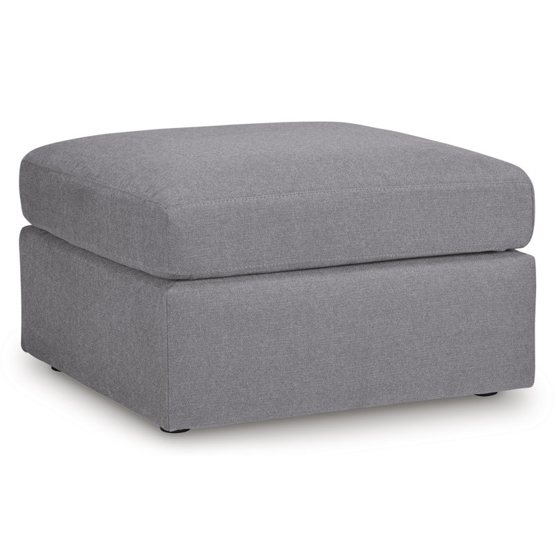 Modmax Oversized Accent Ottoman, Gray