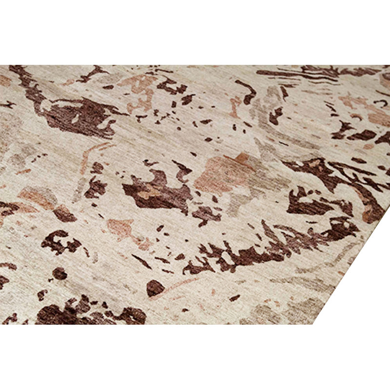 Rayon Abstract Area Rug