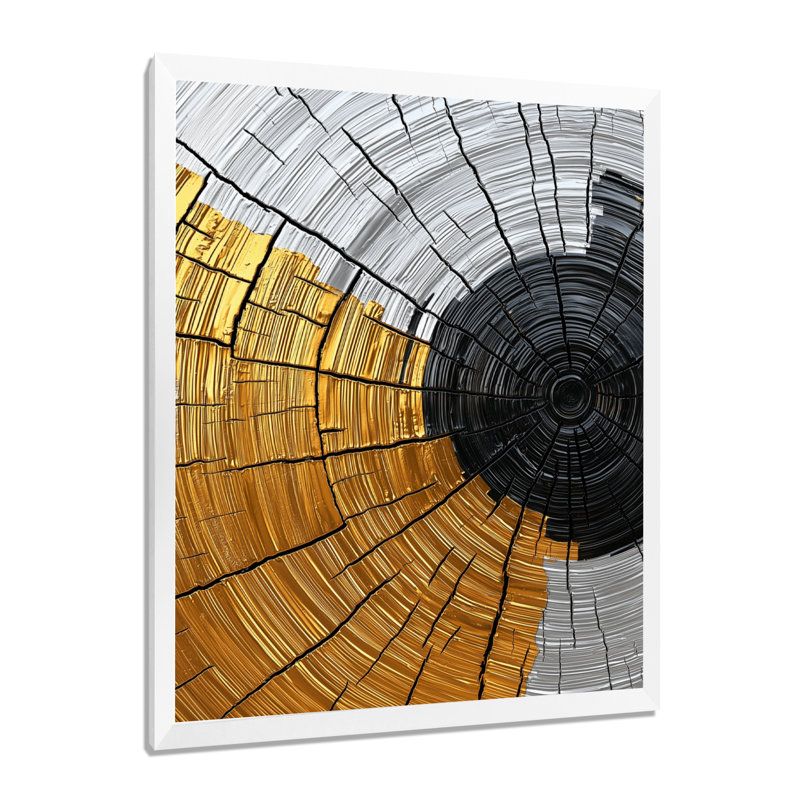 Stricker - Paysages, impressions d'art mural, H 20 po x l 12 po, Blanc, Picture Framed