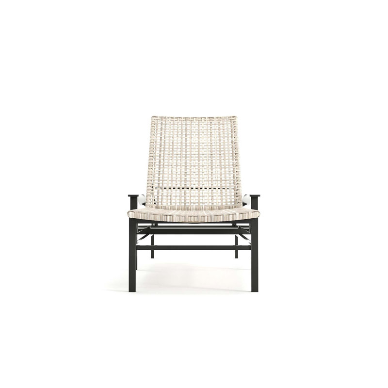 Chaise longue d'extérieur en aluminium Jasper