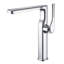 Robinet de lavabo vasque de salle de bain monotrou à poignée simple 10 po H avec ensemble de drain optionnel-111906125-100018788