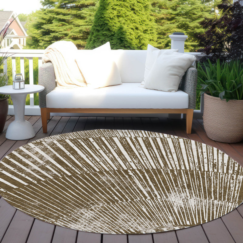 Tapis intérieur / extérieur Altair, Rond 8 pi