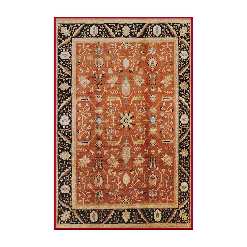 Tapis brun / noir Swarthofthi, Rectangle 5 pi x 8 pi