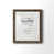 Papier, cadre noyer