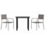Mauryn 2 - Person Wicker Patio Dining Set with Rectangular Table