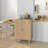 Bernerd Accent Cabinet with 2 Rattan Doors, Buffet Sideboard Cabinet with Adjustable Shelves-839956064