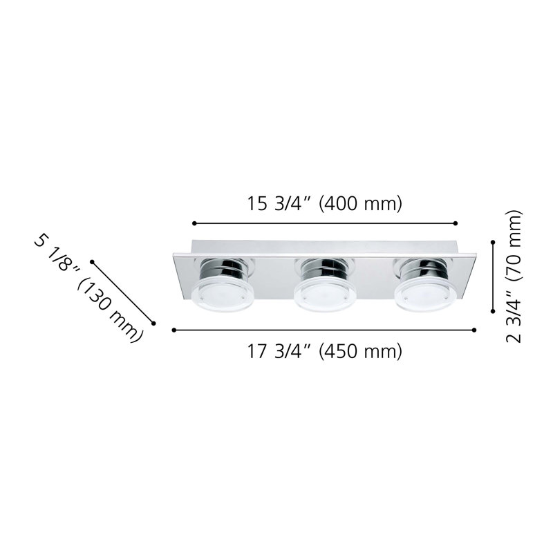 18'' 3 -Light Track Track Kit