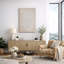 Œuvre d'art minimaliste minimaliste beige, géométrique neutre moderne, chambre à coucher ou étude murale, impression sur toile encadrée-115240440-115240438-115240439