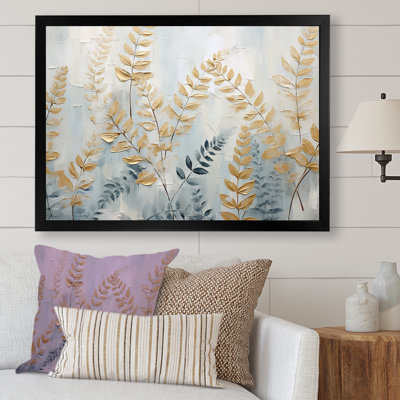 Golden Ferns Silent Gracefulness VII sur impression sur toile