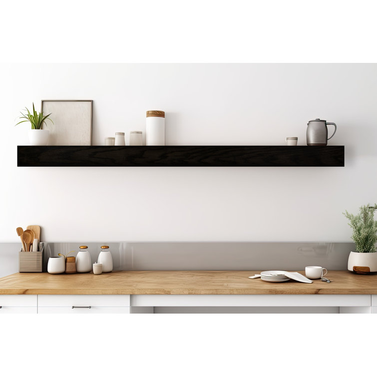 Catwell Oak Solid Wood Floating Shelf