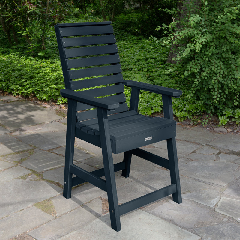 Tabouret de bar 23,12 po Midwest, Bleu fédéral