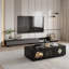 Meuble télé extensible pour téléviseur de 85 po ou moins, ensemble d'armoire de salon comprenant un meuble télé et une table basse relevable avec tiroir de rangement et armoire