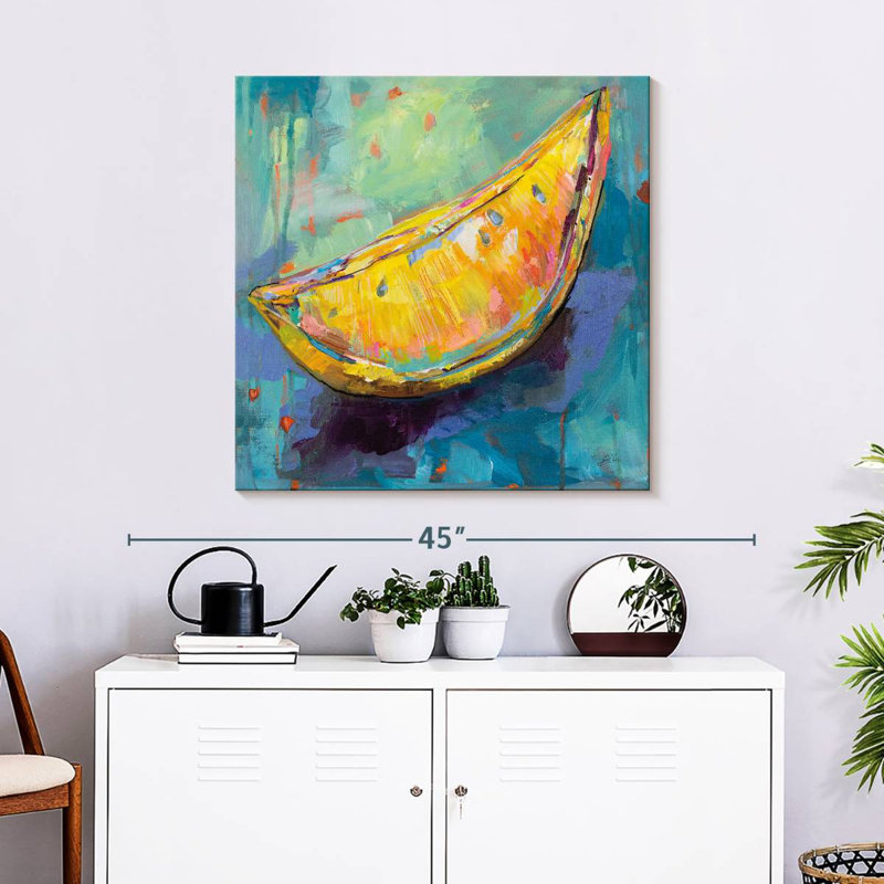 Yarlin Lemon Wedge, 30" H x 30" W