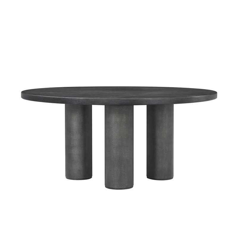 Maxwell Round Dining Table, Obsidian