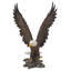 Grande statue aigle volant