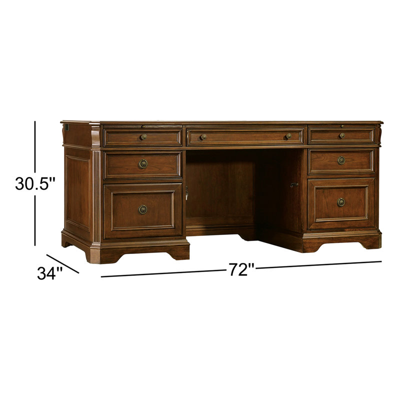 Brookhaven Solid Wood Executive Desk