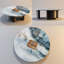 Table basse simple en pierre micro-cristalline 39,4 po