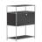 Modular Metal Drawer sideboard file cabinet Dining Cabinet Shelf Bookcase 3-tier Storage-129704214