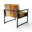 Fauteuil rembourré bronze, Symmetry Bronze-112890009
