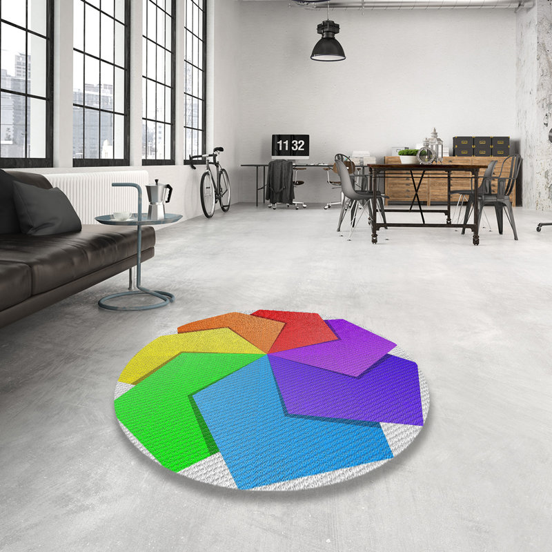 Indoor Rug, Round 8'