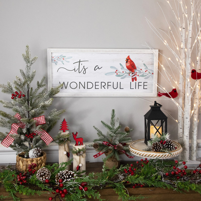 Décoration murale de Noël It's a Wonderful Life