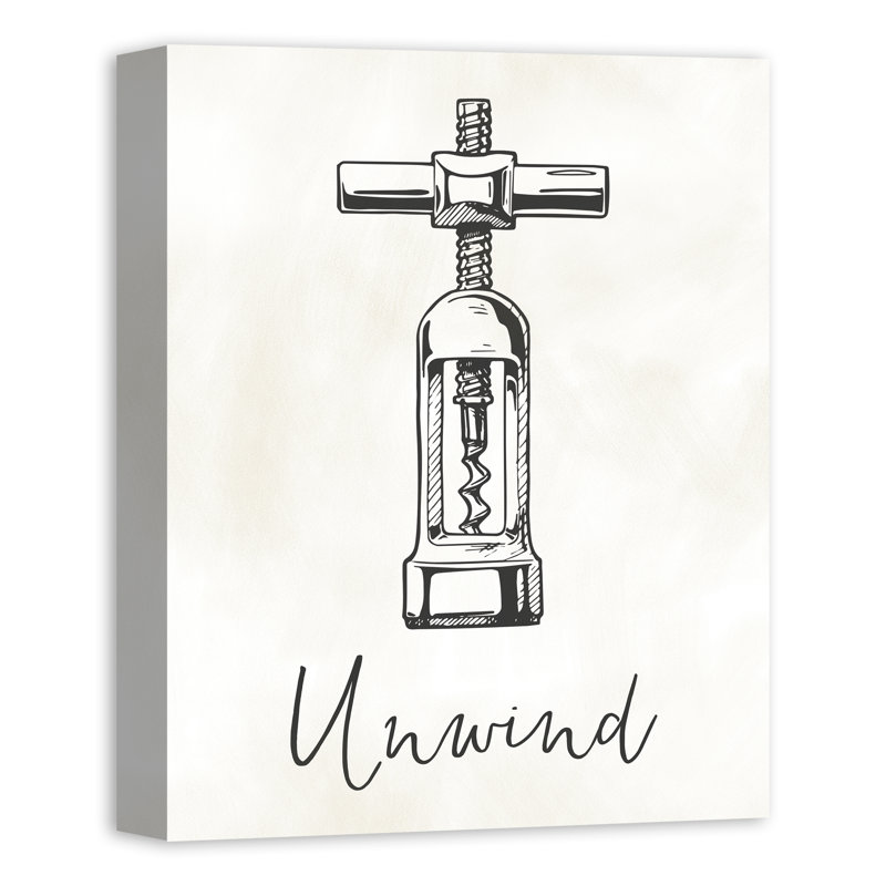 " Unwind Wine Bottle Opener "