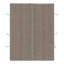 Rug & Kilim’S Textural Accent Kilim, Square Rug In Greige And Light-Blue Stripes