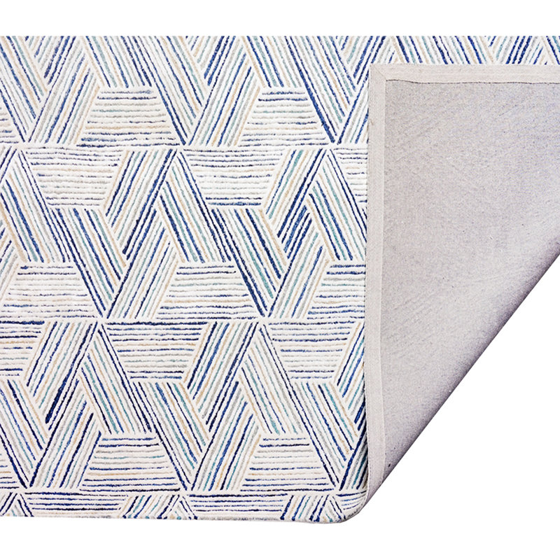 Geometric Area Rug, Rectangle 5' x 8'