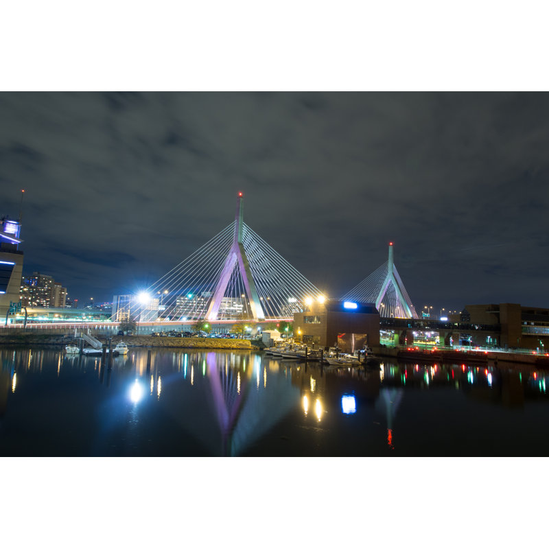 Fennique Leonard Zakim Bunker Hill Bridge par Infinitusstudios, H 8 po x l 12 po x P 1,25 po