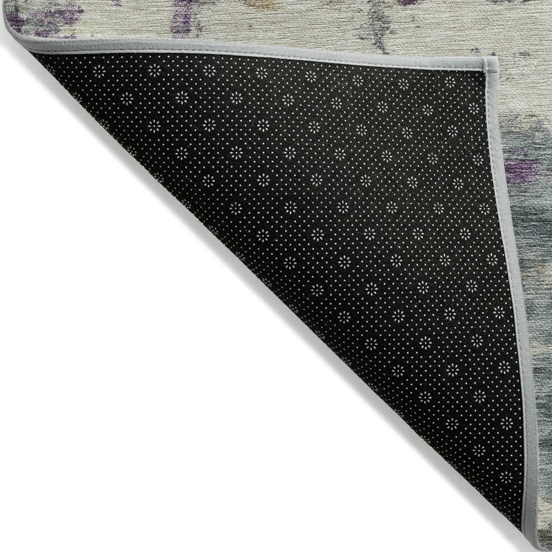 Machine Washable Indoor/Outdoor Xhevrie Linen Rug, Rectangle 10' x 14'