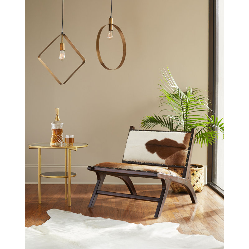 Luminaire suspendu géométrique simple à 1 lumière
