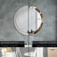 Huldar Glass Flat Wall Mirror