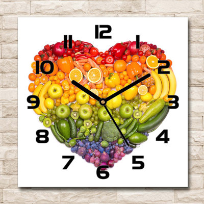 Hegi Glass Wall Clock