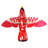 Exhart Solar WindyWing Garden Stake Set of Cardinal, Hummingbird and Blue Bird with Colored LED Lights, 4x27"