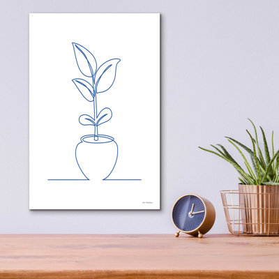 «One Line Plant II» par Seven Trees Design, art mural en verre acrylique