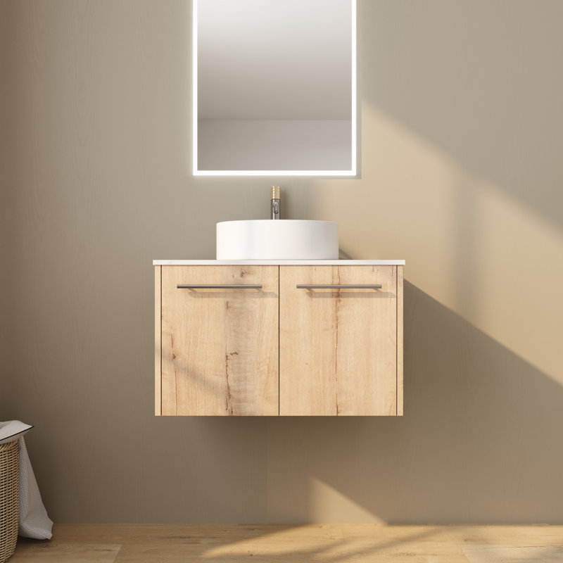 24'' Single Bathroom Vanity with Ceramic Top