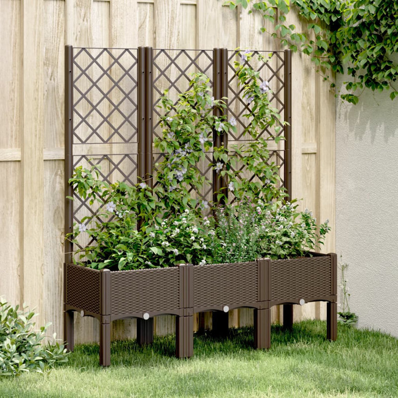 Akheem Planter Box, Brown